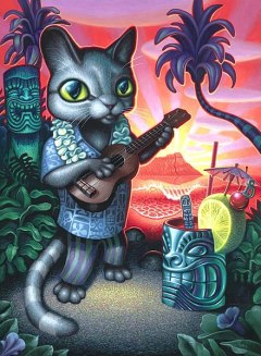 Tiki Cat by Brad Parker