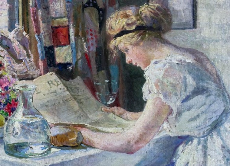Charles Sims, Reading the news