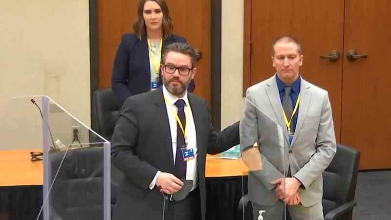 Defense Attorney Eric Nelson and Derek Chauvin