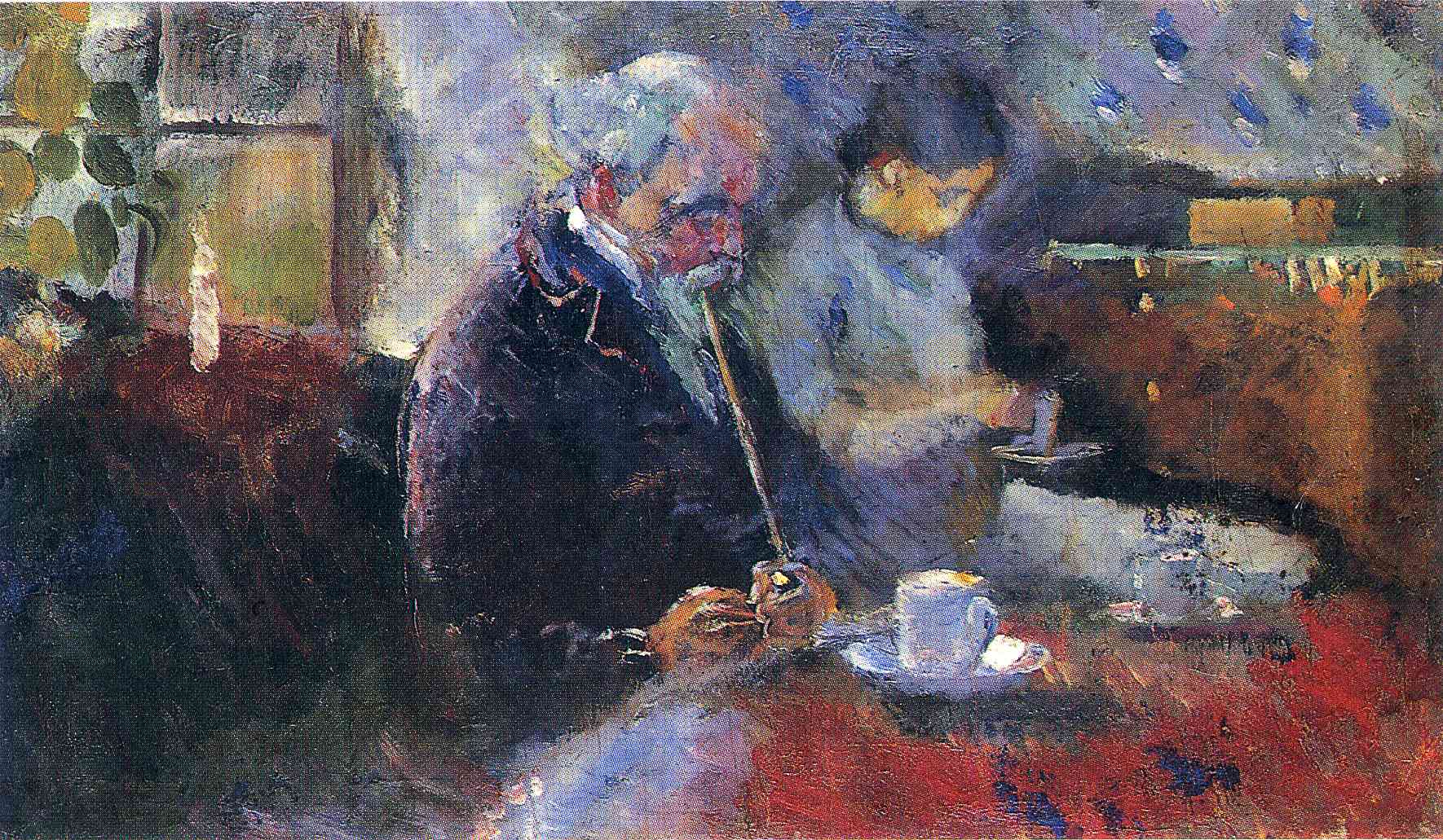 Edvard Munch, At The Coffee Table, 1883, Munch Museum, Oslo