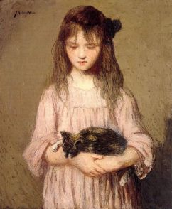 Julian Alden Weir - Little Lizie Lynch (1910)
