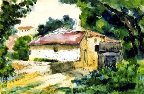 House in Provence, 1867, Paul Cezanne