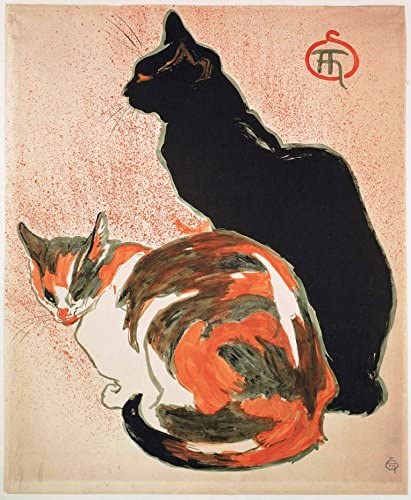 Two Cats, by Theophile Steinlen, 1899