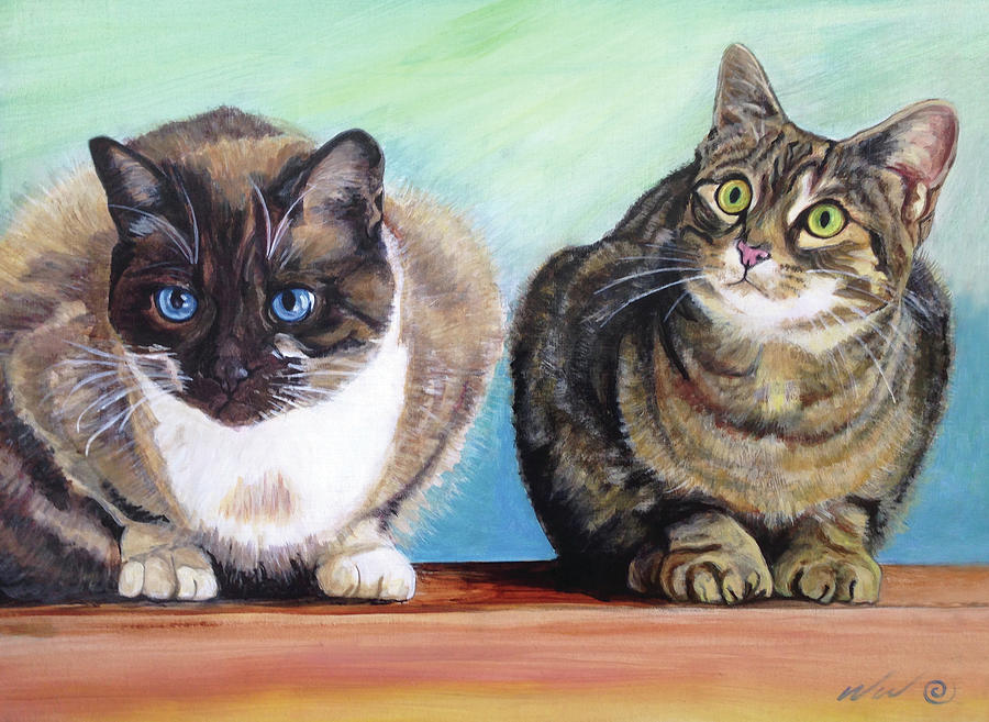 Two Cats, by Wendy Webber