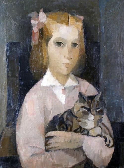 Manolo Ruiz-Pipo, 1957 Spanish, 1929–1998, The Little Girl with the Cat