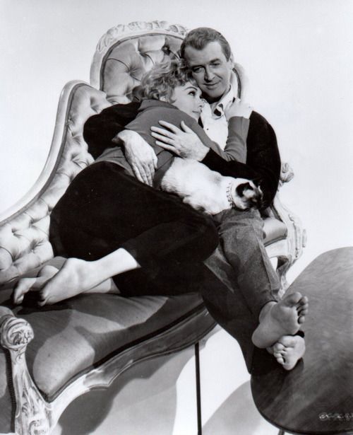 Jimmy Stewart, Kim Novak and Pyewacket) Promo for “Bell, Book and Candle” (1958)