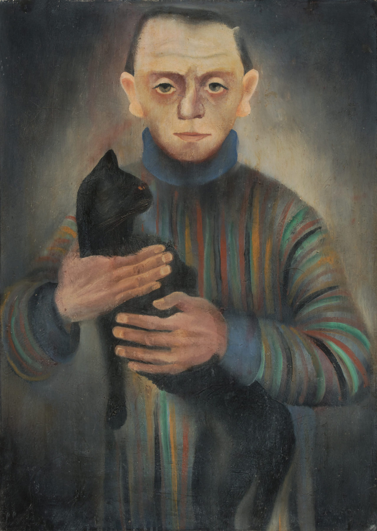 Kaate Diehn-Bitt, Peter Paul Diehn with cat