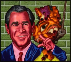 Bush at Abu Ghraib, Peter Saul, 2006