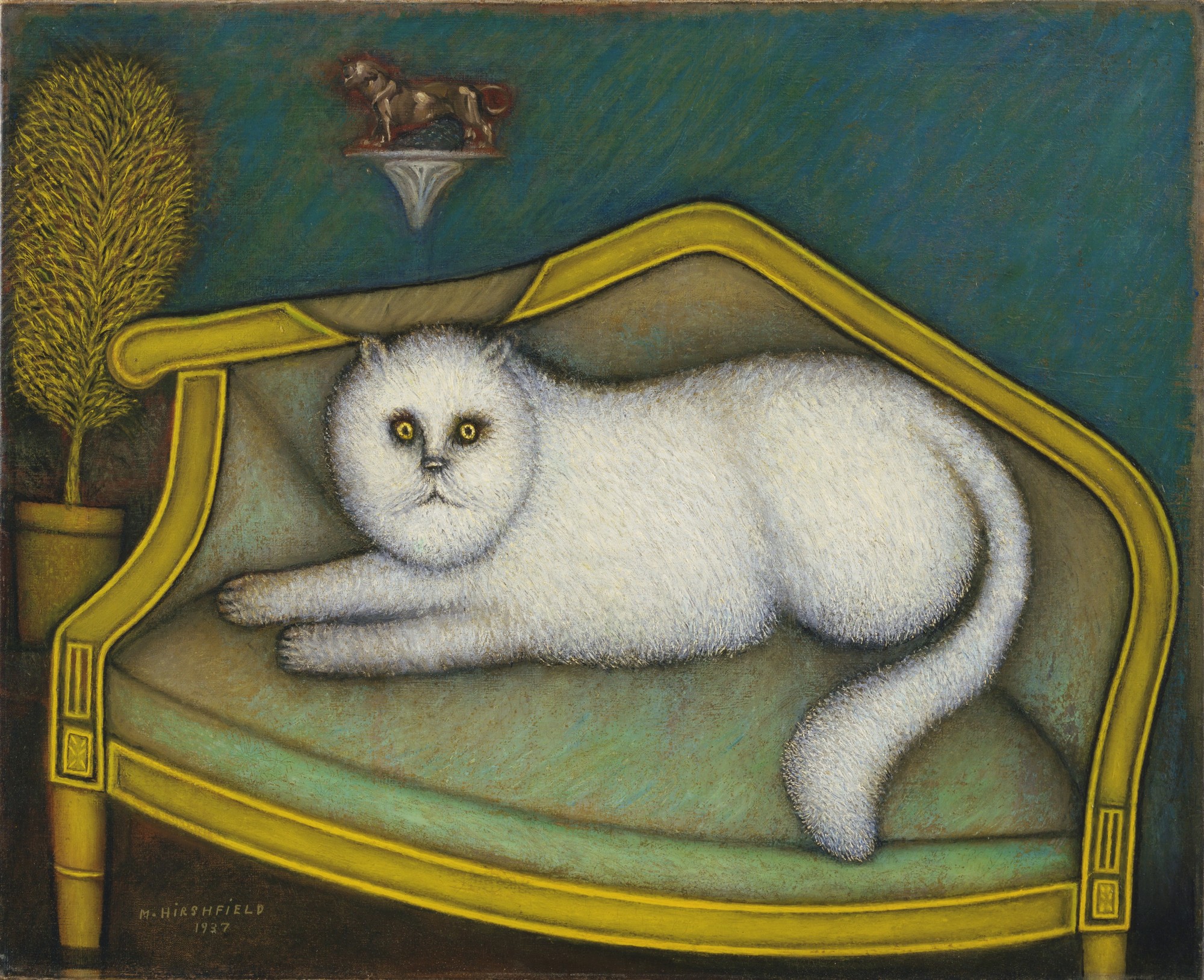 Morris Hirshfield, Angora Cat, 1937-39