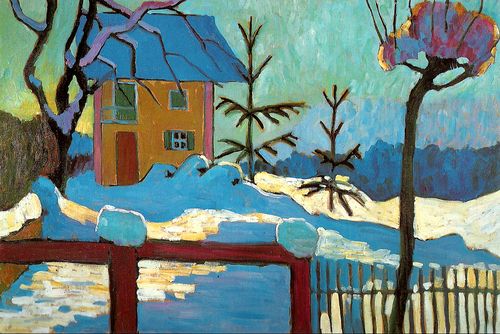 A house in the winter sun, 1909, Gabriele Münter