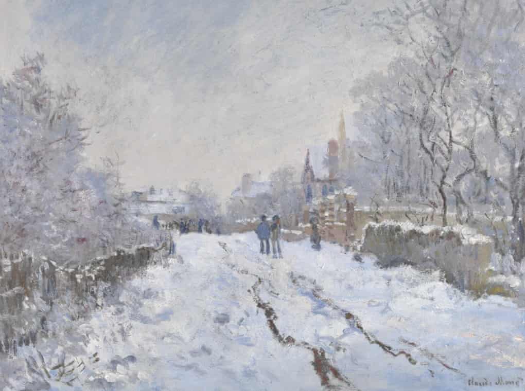 Claude Monet, Snow Scent at Argentuil