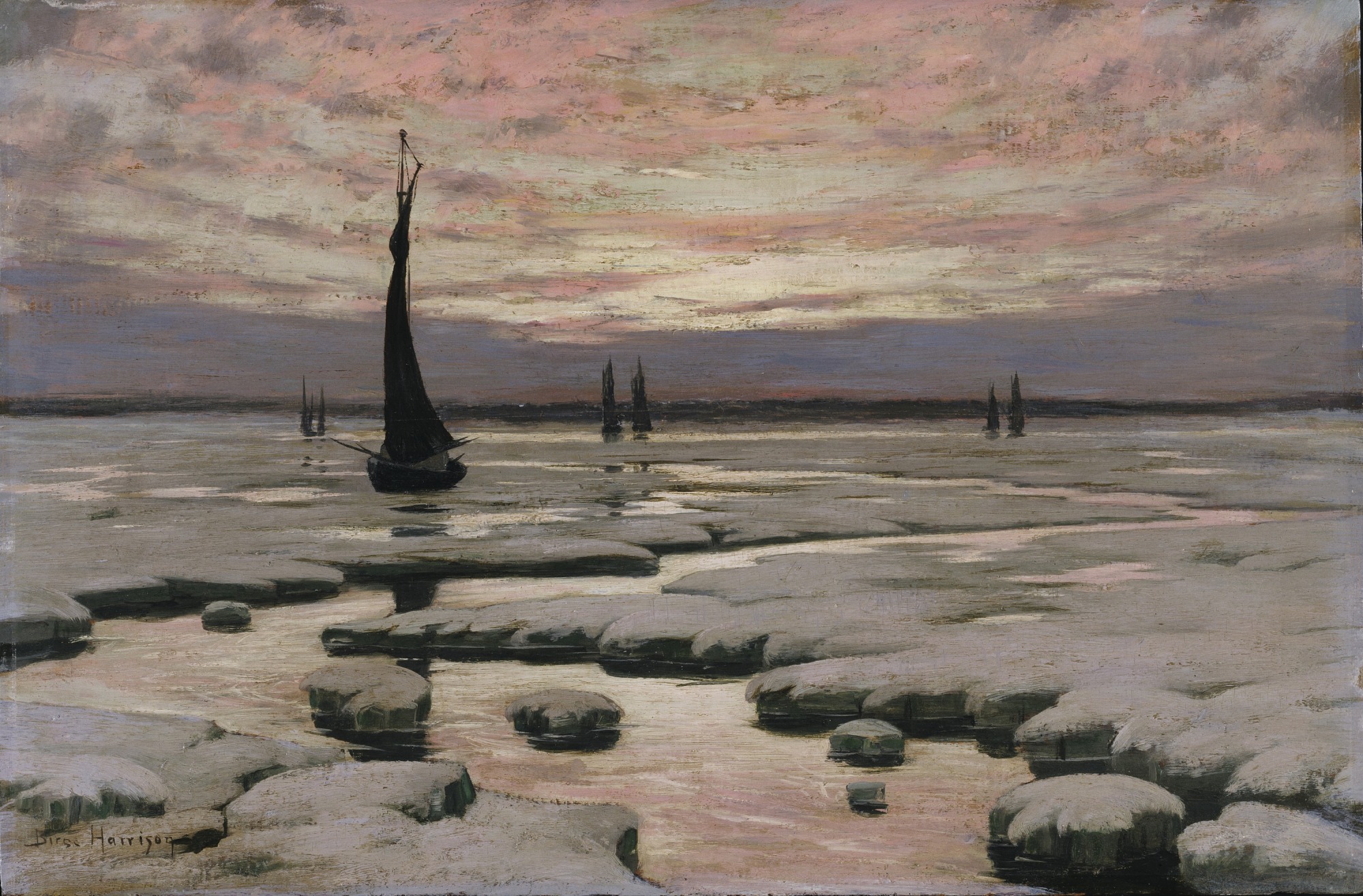 Birge Harrison, Winter Sunset