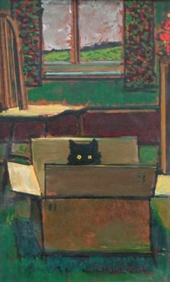 Cat in a box, by Ruskin Sphere