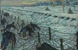 December-Hans-Baluschek-Oil-Painting