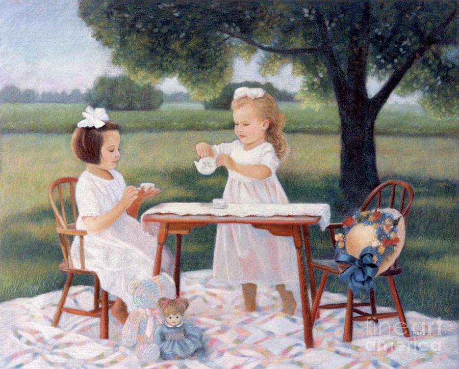 Tea Party, by Nancy Lee Moran