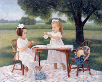 Tea Party, by Nancy Lee Moran