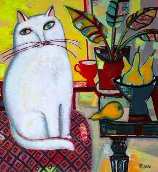 White Cat Golden Pears, Tatiana Gorshunova