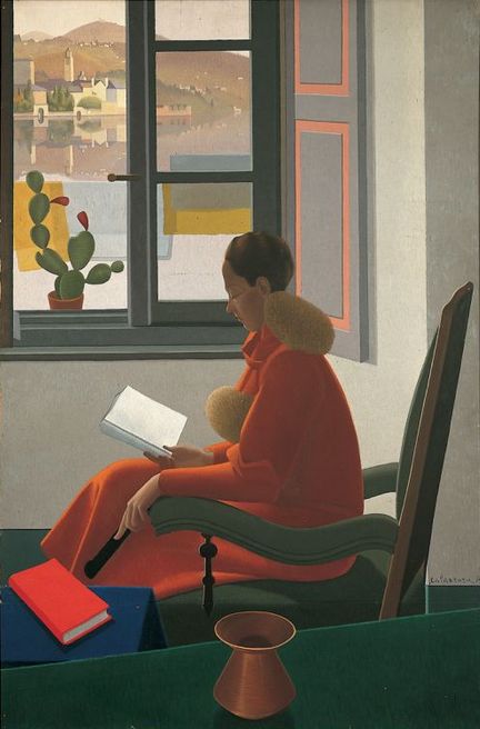 Antonio Calderara, La finestra e il libro, 1935