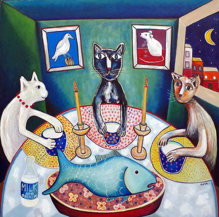 Cats Birthday Party, by Andrew Osta