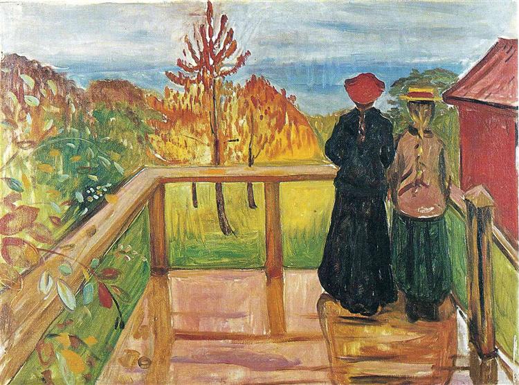 Rain, by Edvard Munch, 1902