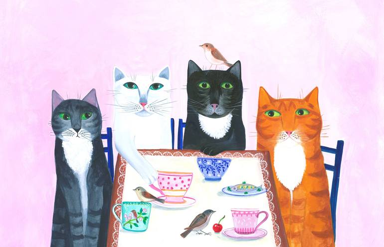 Teatime Cats, A Celebration! by Isabelle Brent