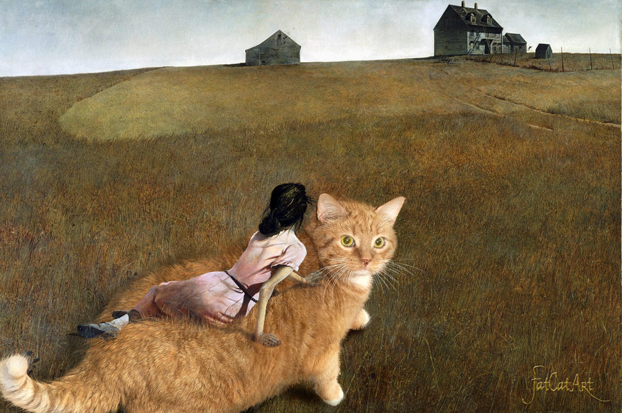 Andrew Wyeth, The Cat in Christina’s World