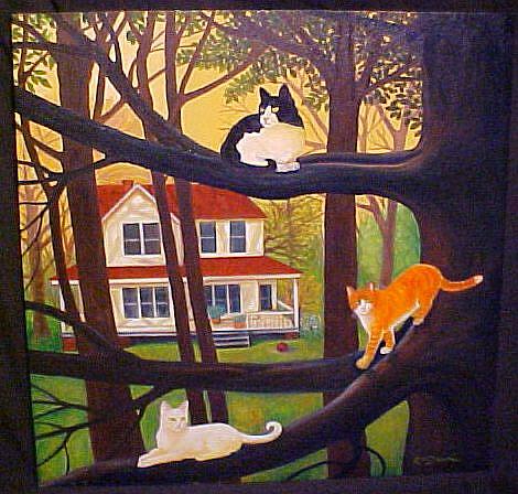 Country Cats, Rosemary Margaret Daunis