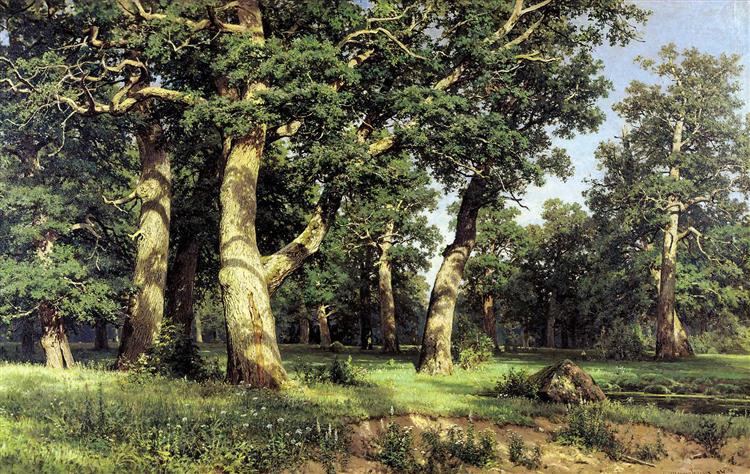 Oak Grove, 1887, Ivan Shishkin