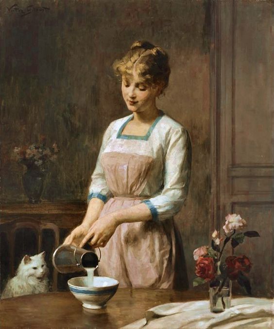 Anticipation, Victor Gabriel Gilbert 1847-1933 Frankrijk