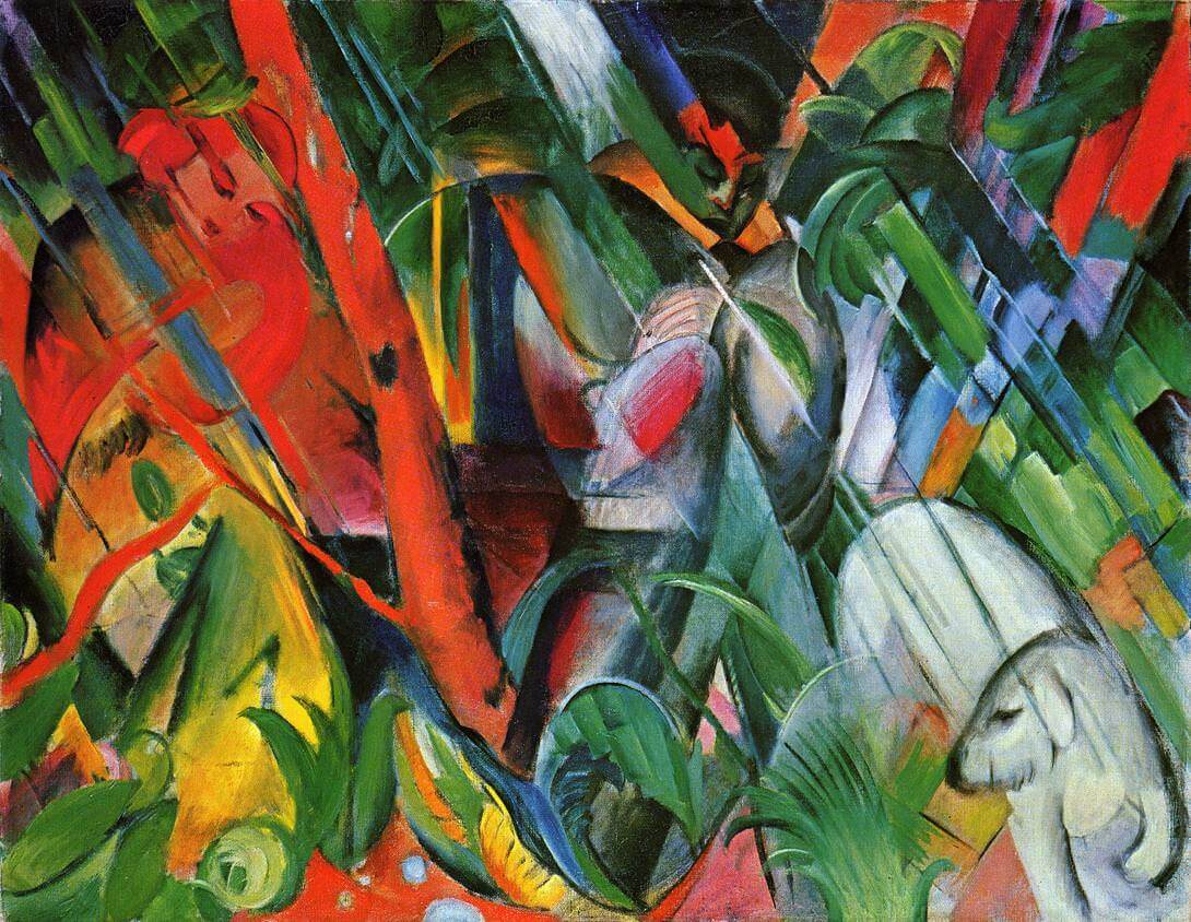 In the Rain, ,Franz Marc