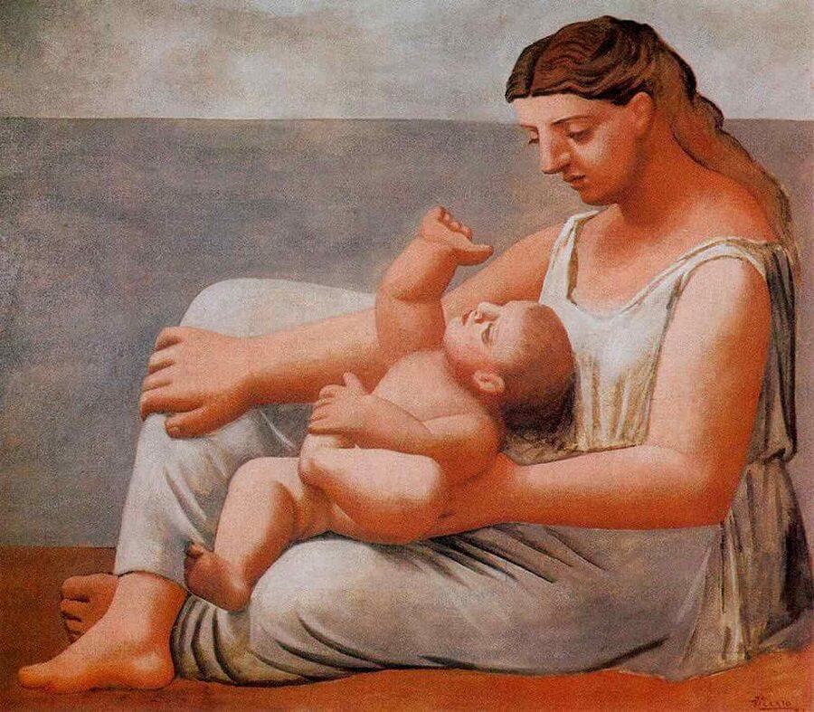 mother-and-child-1921, pablo Picasso