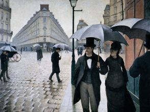 Paris Street in the rain, by Gustave Caillebotte