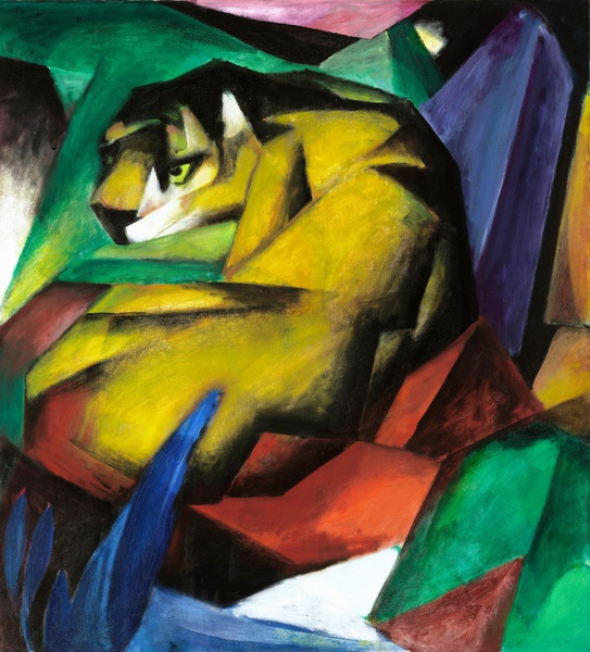 Tiger, by Franz Marc