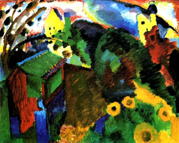 Wassily Kandinsky Murnau, Garden