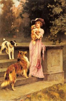 Afternoon Promenode, Arthur Wardle (1864-1949).