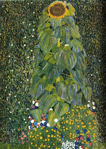 the-sunflower-1907, Gustav Klimt