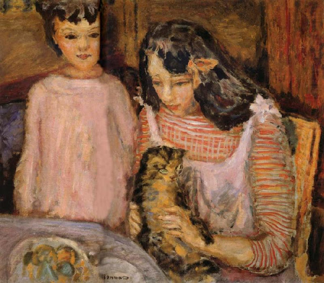 1909 Pierre Bonnard Children and a Cat oil on canvas 54.6 x 69.5 cm The Phillips Collection, Washington, DC