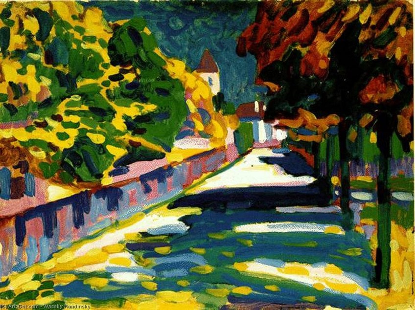 Autumn in Bavaria, Wassily Kandinsky, 1908