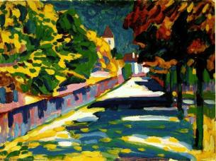 Autumn in Bavaria, Wassily Kandinsky, 1908