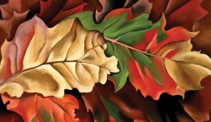 Autumn Leaves, Lake George (1924) Georgia O'Keeffe. Columbus Museum of Art, Ohio.