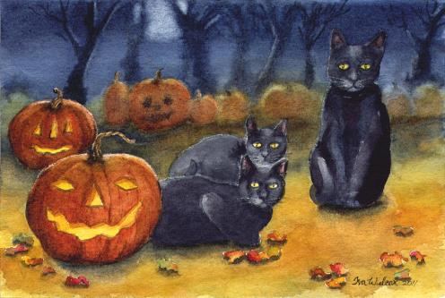 black-cat-halloween-iva-wilcox