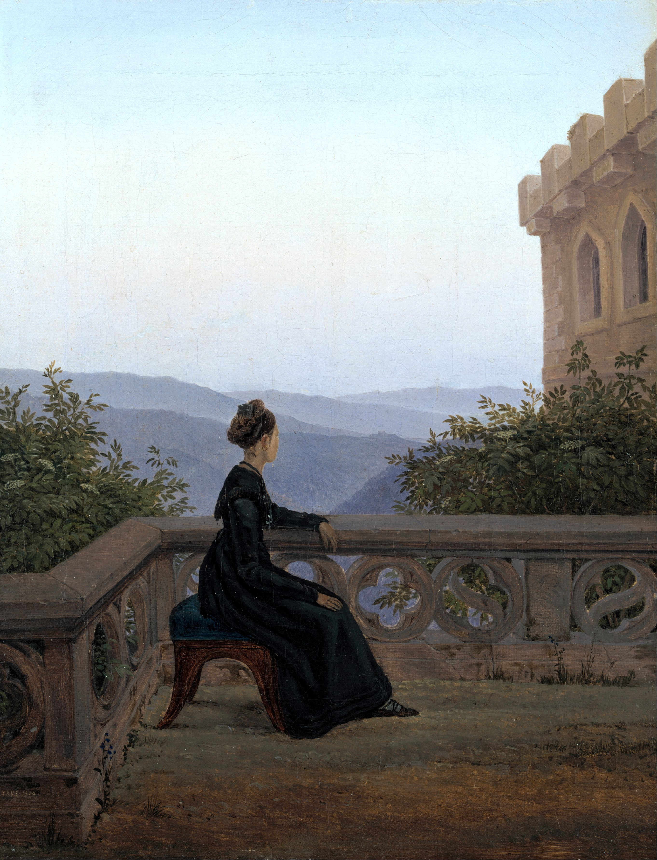 Carl_Gustav_Carus_-_Woman_on_the_Balcony_-_Google_Art_Project