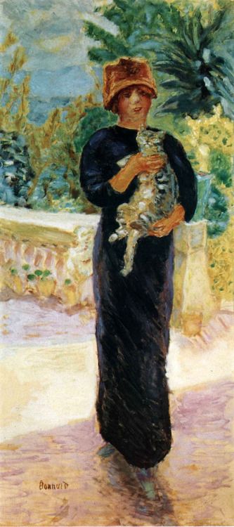 Pierre Bonnard - Marthe à la Chatte, 1912