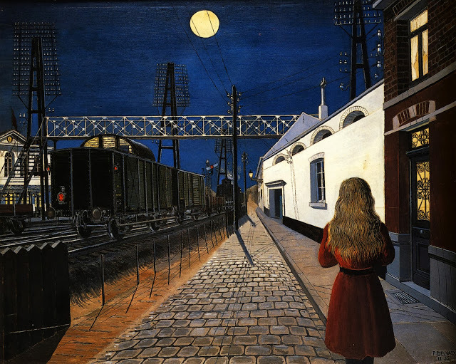 Solitude (Lonliness), Paul Delvaux, 1956