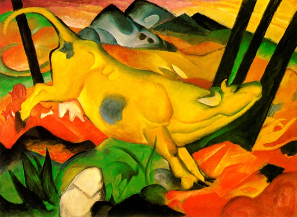 The Yellow Cow, Franz Marc