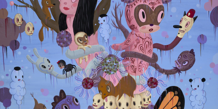 1_ln_theexplosionofdreamreality_300 Gary Baseman