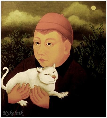 Boy with Cat, by Ivan Generalic, 1959