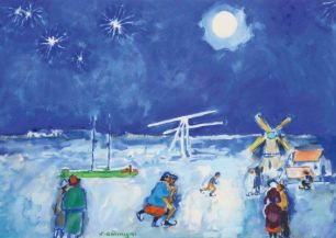 Kees van Dongen, Ice Skating