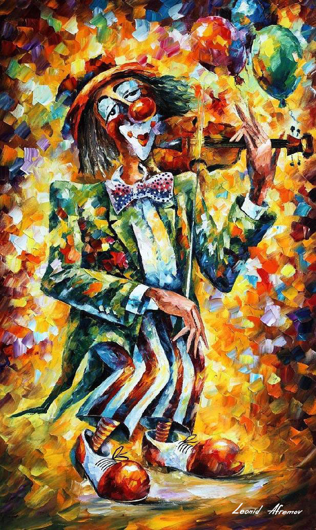 Lovely Clown, by Leonid Afrenov