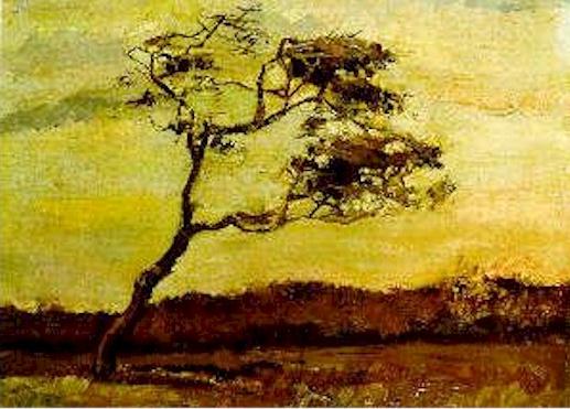 Wind-Beaten_Tree,_A,, Vincent Van Gogh